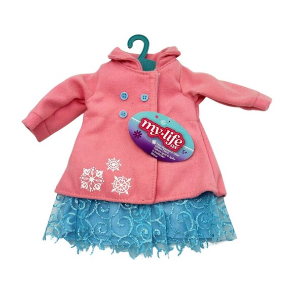 My Life Doll Clothing Lot 4 Pea Coat w Dress and 3 Pants Fits 18 inch Doll New - Picture 3 of 5